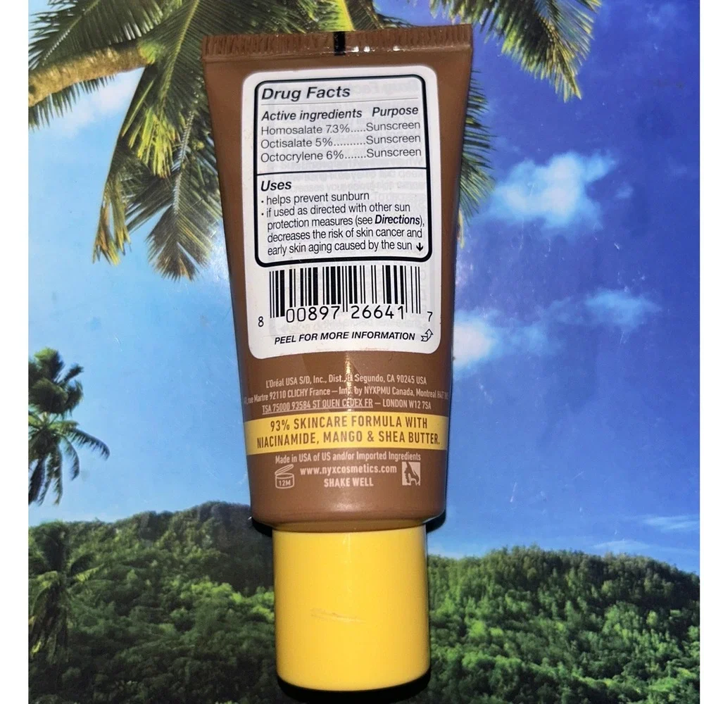 NYX Buttermelt Glaze Soft Glow Skin Tint SPF 30 07 Toffee Butta 1.01oz New